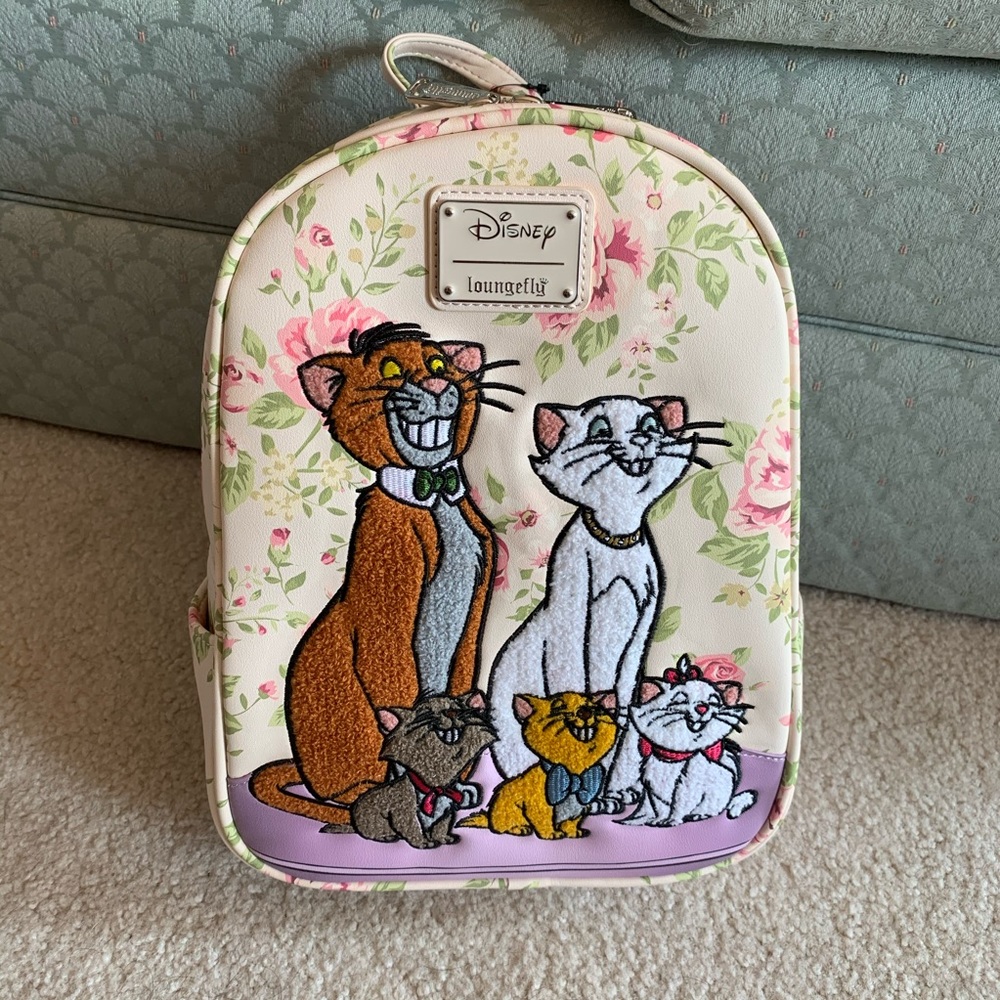 Loungefly Disney The Aristocats Floral Chenille
